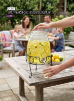 Glass Beverage Dispenser 6 Ltr W/Stand - Image 3