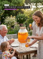 Glass Beverage Dispenser 4 Ltr Pineaplle - Image 2