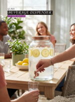 Glass Beverage Dispenser 3.25L Rose Gold - Image 2