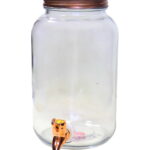 Glass Beverage Dispenser 3.25L Rose Gold