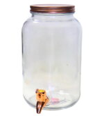 Glass Beverage Dispenser 3.25L Rose Gold