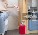 Feelings Dustbin Plastic With Swing Lid, Red 5 Liters Capacity - Red - Image 2