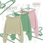 Feelings Plastic Hanger -  18 Pcs Set - Green - Image 2