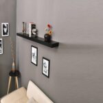 Feelings Wall Shelf Floating Rect - 40Cm  Black - Image 3