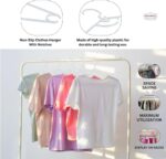 Feelings Plastic Arch Hanger -  48Pcs - White - Image 3
