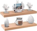 Feelings Wall Shelf, Floating Rectangle (Beige, 100Cm) - Image 2