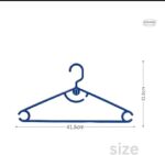 Feelings Plastic Arch Hanger  24Pcs Color - Blue - Image 2