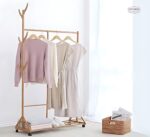 Feelings Wooden Hangers – 24 Pcs - Beige - Image 2