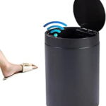 Feelings Sensor Dustbin 17 Litre Cylinder - Black