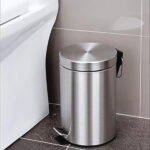 Feelings 5 Liter Stainless Steel Round Dustbin Stainless Steel Trash Bin