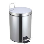 Feelings 12 Liter Stainless Steel Round Step Dustbin