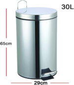Feelings 30 Liter Stainless Steel Dustbin - Image 2