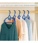 Feelings Plastic Hanger - 24 Pcs Set - Blue - Image 3