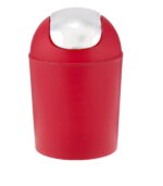 Feelings Dustbin Plastic With Swing Lid, Red 5 Liters Capacity - Red