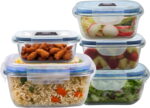 Glass Storage M/W 5Pcs Set