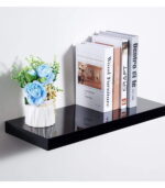 Feelings Wall Shelf Floating Rect - 40Cm  Black