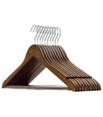 Feelings Wooden Hangers - Set Of 6 - Brown