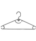 Feelings Plastic Arch Hanger – 24 Pcs Set - (Grey)