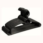 Feelings Plastic Hanger – 18 Pcs Set - Black