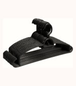 Feelings Plastic Hanger – 18 Pcs Set - Black