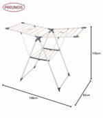 Delta Cloth Dryer Foldable & Adjustable with Butterfly Design - Image 2