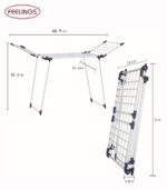 Cloth Dryer Stand – Foldable & Adjustable Drying Rack with Butterfly Design - Image 2