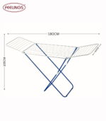 Cloth Dryer 20 Mtr Drying Space, Foldable & Adjustable with Butterfly Design - Image 2