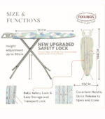 Iron Board Crystal Multicolour with Iron Holder - Image 2