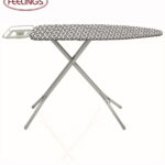 Iron Board Hippo- Foldable  Multicolour -Ironing Table With Iron Holder