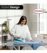 Iron Board Hippo- Foldable  Multicolour -Ironing Table With Iron Holder - Image 3