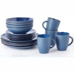 FEELINGS 16 PCS STONEWARE DINNER SET - Serves 4 (Blue)