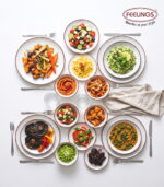 FEELINGS 12 PCS STONEWARE DINNER SET - Serves 4 (Speckled White) - Image 6