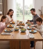 FEELINGS 12 PCS STONEWARE DINNER SET - Serves 4 (Light Blue) - Image 5