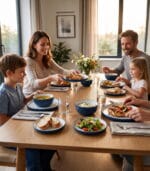 FEELINGS 12 PCS STONEWARE DINNER SET - Serves 4 (Dark Blue) - Image 6