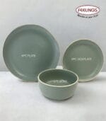 FEELINGS 18 PCS STONEWARE DINNER SET - Serves 6 (Green) - Image 4