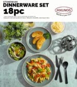 FEELINGS 18 PCS STONEWARE DINNER SET - Serves 6 (Green) - Image 5