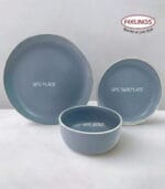 FEELINGS 18 PCS STONEWARE DINNER SET - Serves 6 (Blue) - Image 4