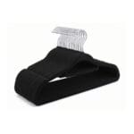FEELINGS Velvet Hanger - 24 Pc Set,Assorted Packing, Black