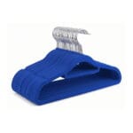 FEELINGS Velvet Hangers - 24 Pc Set,Blue