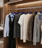 FEELINGS Velvet Hangers - 24 Pc Set,Blue - Image 3