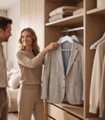 FEELINGS Wooden Hangers 12-piece Non-Slip Clothes with Notches, for Wardrobe, Space Saving Closet Storage Organizer, Hanger-White - Image 8