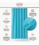 FEELINGS Shower Curtain  200x200Cm - 50% EVA, 50% PE - Image 4