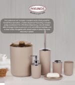 FEELINGS 6-Piece Bathroom Accessory Set - Image 4