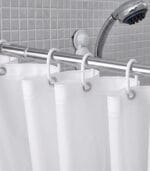 FEELINGS Shower Curtain Rings - 12 Pcs  (White) - Image 4