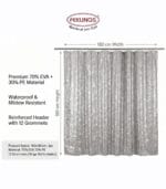 FEELINGS  Mosaic 3D Shower Curtain - 180X180Cm 70% EVA, 30% PE - Image 3