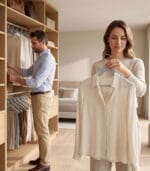 FEELINGS WOODEN HANGER 12PCS SET Suit Hanger Cloth Hangers Wooden Clothes Hanger Smooth Finish Wooden Coat Hanger Wooden Hangers for Clothes Dress Suit Grey - Image 8
