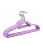 FEELINGS Velvet Hanger - Purple, Pack of 6