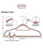 FEELINGS Velvet Hanger Pink, Pack of 24 - Image 3