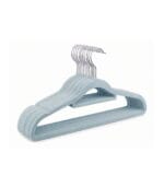 FEELINGS Velvet Hanger Light Blue, Pack of 12