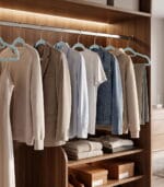 FEELINGS Velvet Hanger Light Blue, Pack of 12 - Image 4